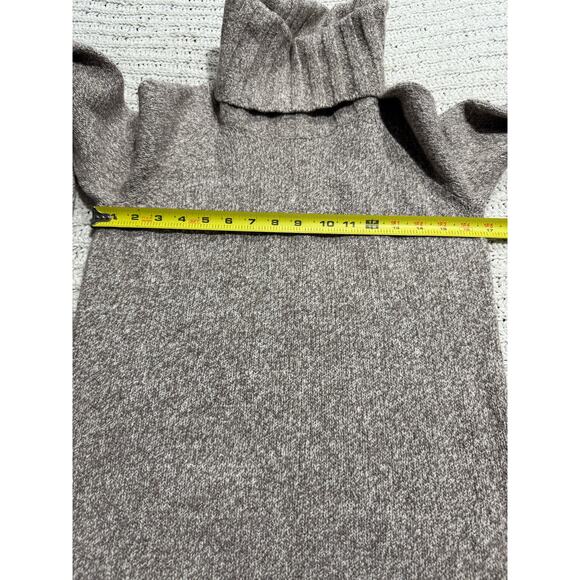 Athleta Cowl Neck Sweater Asymmetrical Womens Size Medium Tan 243338-01 66297 - Picture 5 of 10